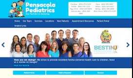 
							         Patient Portal - Pensacola Pediatrics								  
							    
