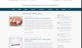 
							         Patient Portal | Peraza Dermatology Group								  
							    