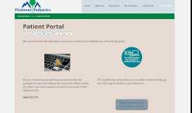 
							         Patient Portal - Piedmont Pediatrics								  
							    