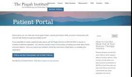 
							         Patient Portal - Pisgah Institute								  
							    