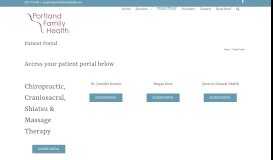 
							         Patient Portal – Portland Family Health								  
							    