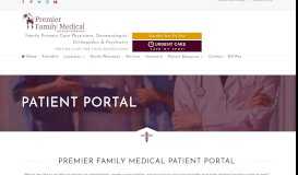 
							         Patient Portal - Premier Family Medical								  
							    