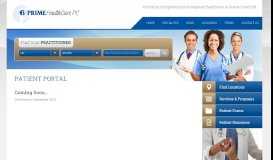 
							         Patient Portal - Prime Healthcare, PC								  
							    