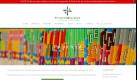 
							         Patient Portal — Prime Medical Care, LLC								  
							    