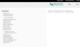 
							         Patient Portal - Princeton Community Hospital								  
							    