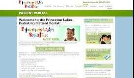 
							         Patient Portal - Princeton Lakes Pediatrics								  
							    