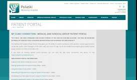 
							         Patient Portal | Pulaski Memorial Hospital								  
							    