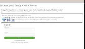 
							         Patient Portal - Putnam North Family Medical Center - Medfusion								  
							    