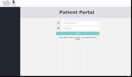 
							         Patient Portal - Rainbow Hospital								  
							    