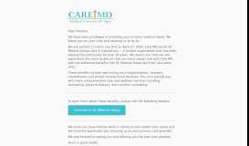 
							         Patient Portal Registration | Care MD								  
							    