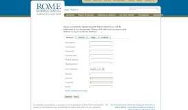 
							         Patient Portal Registration - Rome Memorial Hospital								  
							    