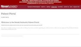 
							         Patient Portal | RehabAuthority								  
							    