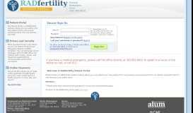 
							         Patient Portal - Reproductive Associates of Delaware								  
							    