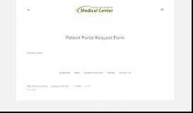
							         Patient Portal Request Form — South Central Kansas Medical Center								  
							    