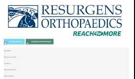 
							         Patient Portal | Resurgens Orthopaedics								  
							    