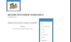 
							         Patient Portal - REVERE-WINTHROP PEDIATRICS								  
							    