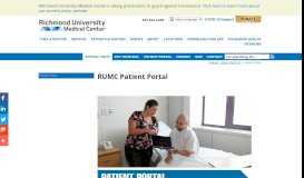 
							         Patient Portal | Richmond University Medical Center								  
							    