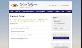 
							         Patient Portal - River Region Vision Source								  
							    