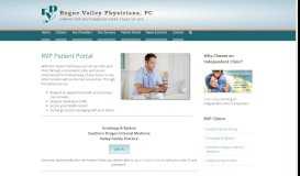 
							         Patient Portal - Rogue Valley Physicians								  
							    