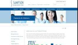 
							         Patient Portal | Sampson Regional Medical Center								  
							    