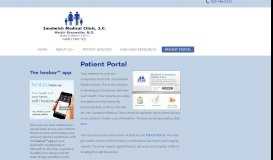 
							         Patient Portal - Sandwich Medical Clinic								  
							    