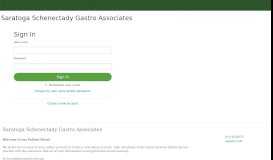 
							         Patient Portal - Saratoga Schenectady Gastro Associates - Medfusion								  
							    