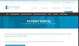 
							         Patient Portal - SeaCoast Skin Surgery								  
							    
