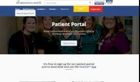 
							         Patient Portal - secure online access to your health information								  
							    