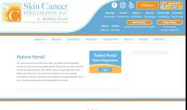 
							         Patient Portal | Skin Cancer Specialists, P.C. & Aesthetic Center								  
							    