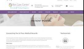 
							         Patient Portal - Skin Care Center of Southern Illinois								  
							    