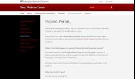 
							         Patient Portal | Sleep Medicine Center								  
							    