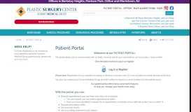 
							         Patient Portal | SMG Plastic Surgery Center								  
							    