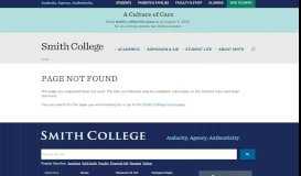 
							         Patient Portal | Smith College								  
							    