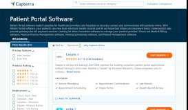 
							         Patient Portal Software - Compare Prices & Top Sellers - Capterra								  
							    