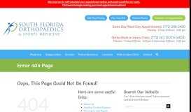 
							         Patient Portal! - South Florida Orthopaedics & Sports Medicine								  
							    