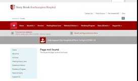 
							         Patient Portal | Southampton Hospital								  
							    