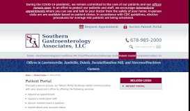 
							         Patient Portal - Southern Gastroenterology Associates								  
							    