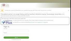 
							         Patient Portal - Southern Obstetrics & Gynecologic Associates, S.C.								  
							    