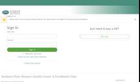 
							         Patient Portal - Southern Pines Women's Health Center, A FirstHealth ...								  
							    