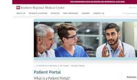 
							         Patient Portal - Southern Regional Medical Center								  
							    