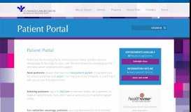 
							         Patient Portal - St. Francis Cancer Center								  
							    