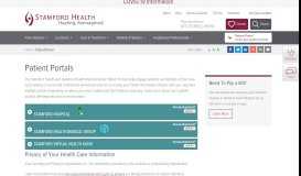 
							         Patient Portal - Stamford Health								  
							    
