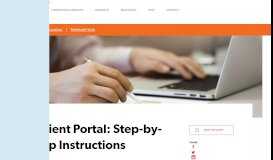 
							         Patient Portal: Step-by-Step Instructions | Shirley Ryan AbilityLab ...								  
							    