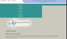 
							         Patient Portal | Stevensville, MD - Bay Area Pediatrics								  
							    