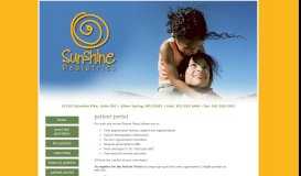 
							         Patient Portal - Sunshine Pediatrics Silver Spring, MD								  
							    