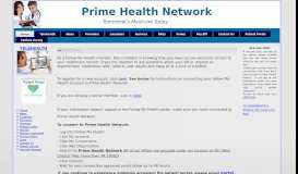 
							         Patient Portal Support - Prime Health Network								  
							    