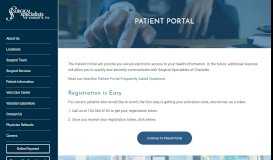 
							         Patient Portal - Surgical Specialists of Charlotte								  
							    