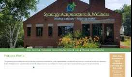 
							         Patient Portal » Synergy Acupuncture & Integrative Wellness Solutions ...								  
							    