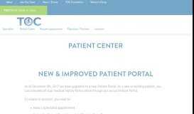 
							         Patient Portal | Tallahassee Orthopedic Clinic								  
							    