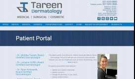 
							         Patient Portal | Tareen Dermatology | Roseville Minnesota								  
							    